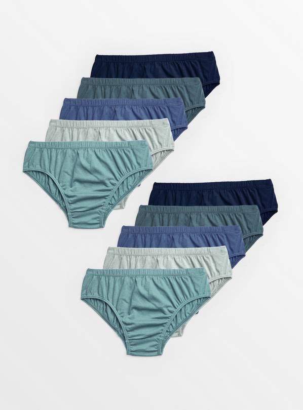 Blue Briefs 10 Pack 6-7 years